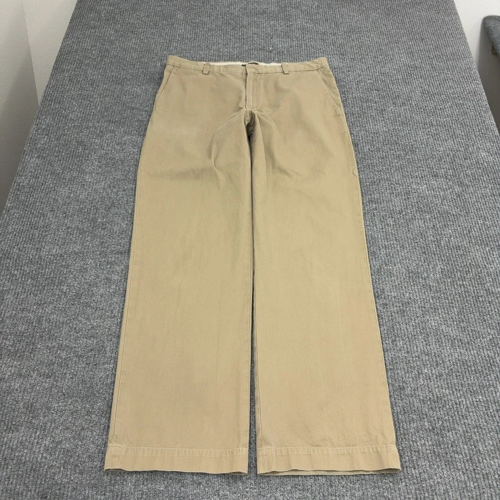 Banana Republic Pants Mens 36 Tan Cotton Dawson Chinos Classic Casual Style